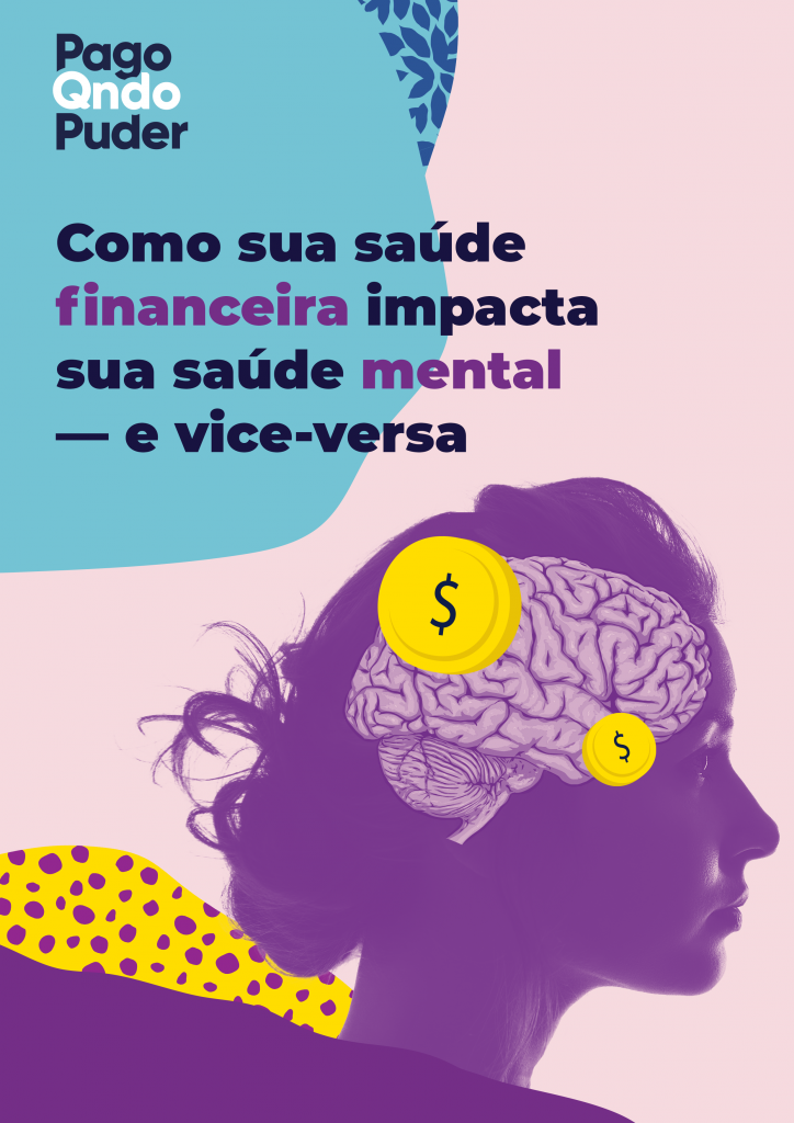 Capa do livro digital sobre saúde mental e saúde financeira